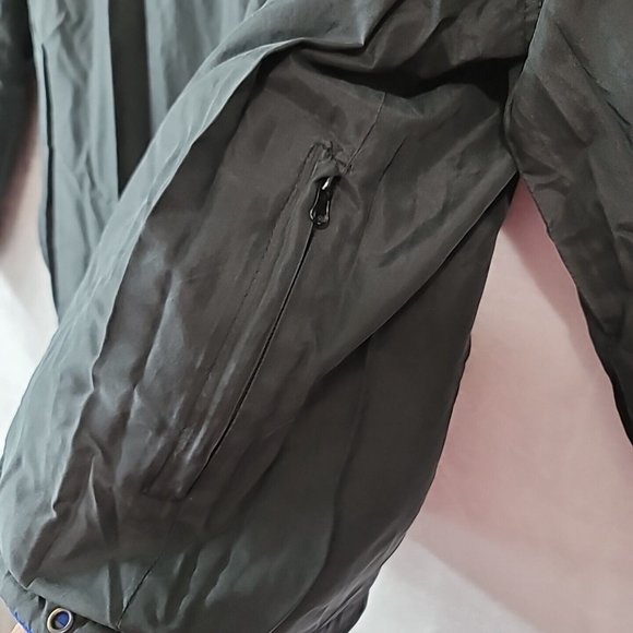 VTG Fuda Sport Fleece Lined Silk Windbreaker Coat Men's Size Medium Reversible - Picture 15 of 16